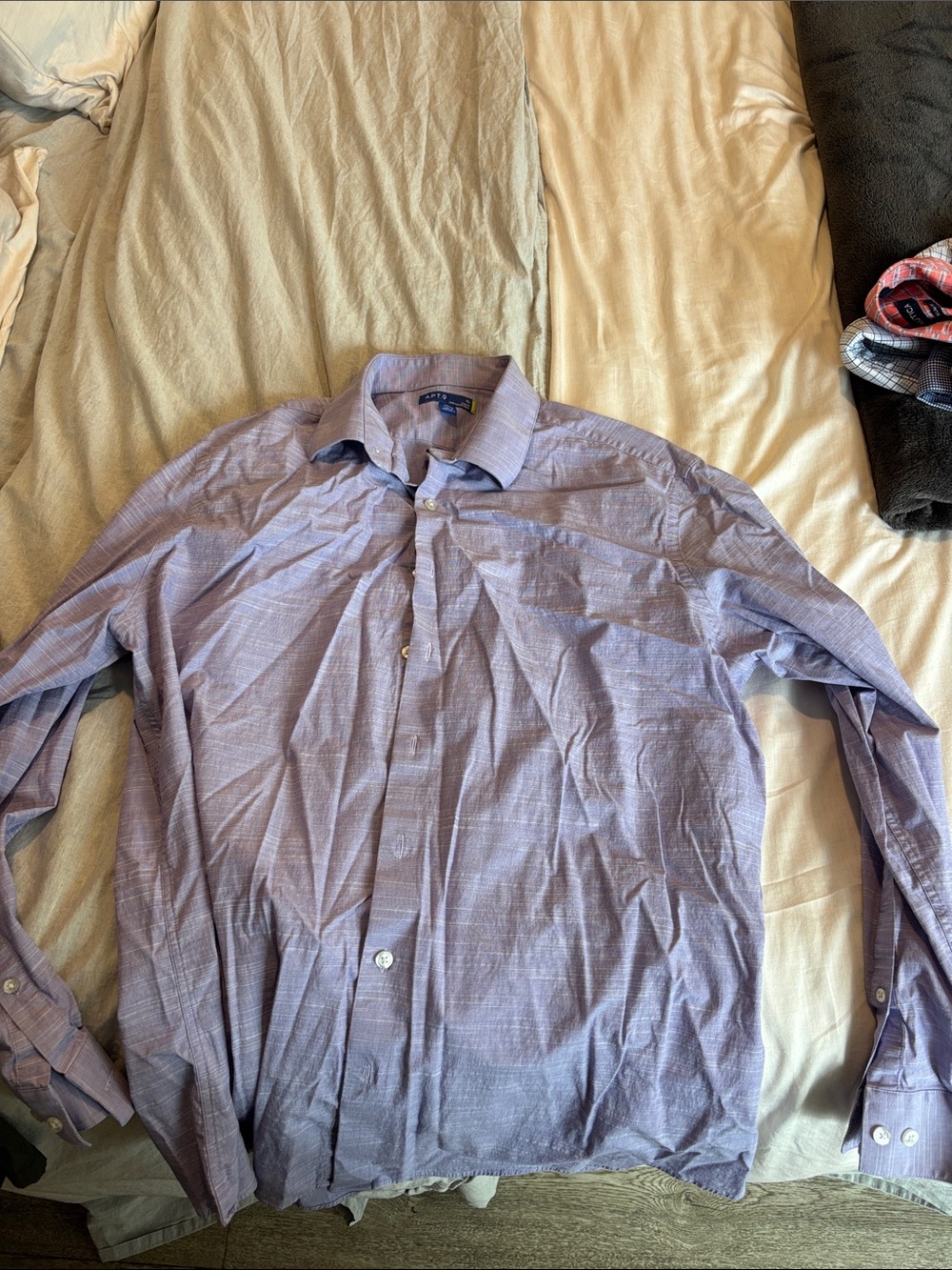 Apt. 9 Men's Lavender Striped Dress Shirt